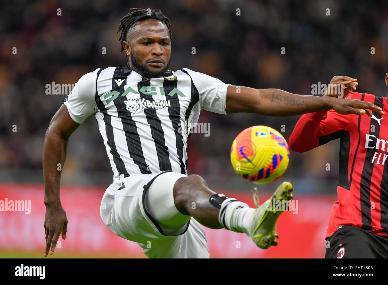 Milano, Italy. 25th Feb, 2022. Isaac Success (7) of Udinese seen in the  Serie A match between AC Milan and Udinese at San Siro in Milano. (Photo  Credit: Gonzales Photo/Alamy Live News