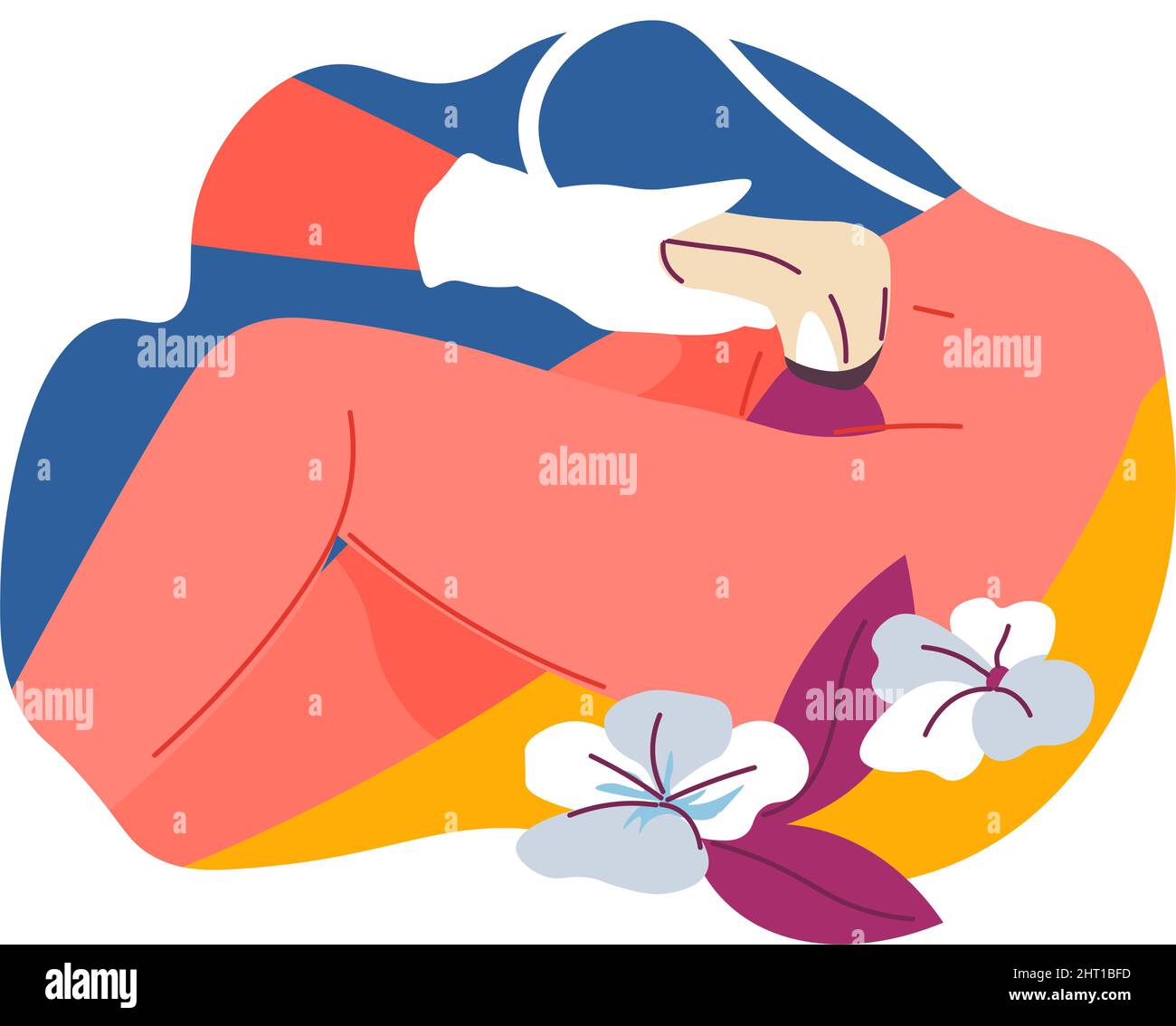 Laser epilation in bikini and intimate zones spa Stock Vector Image