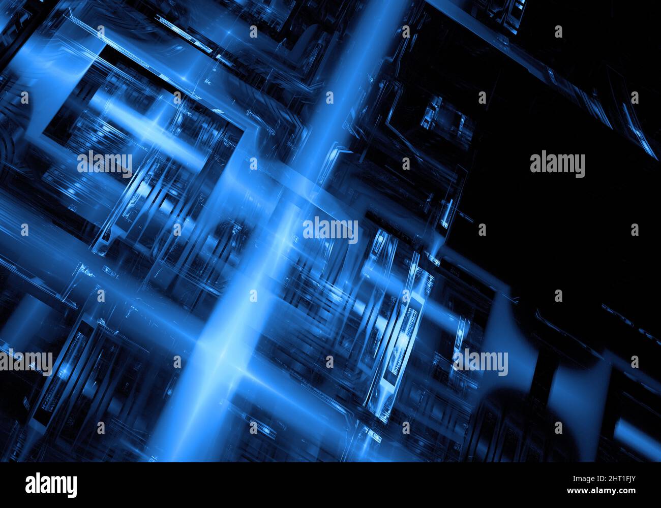 technology blue background wallpaper Stock Photo - Alamy