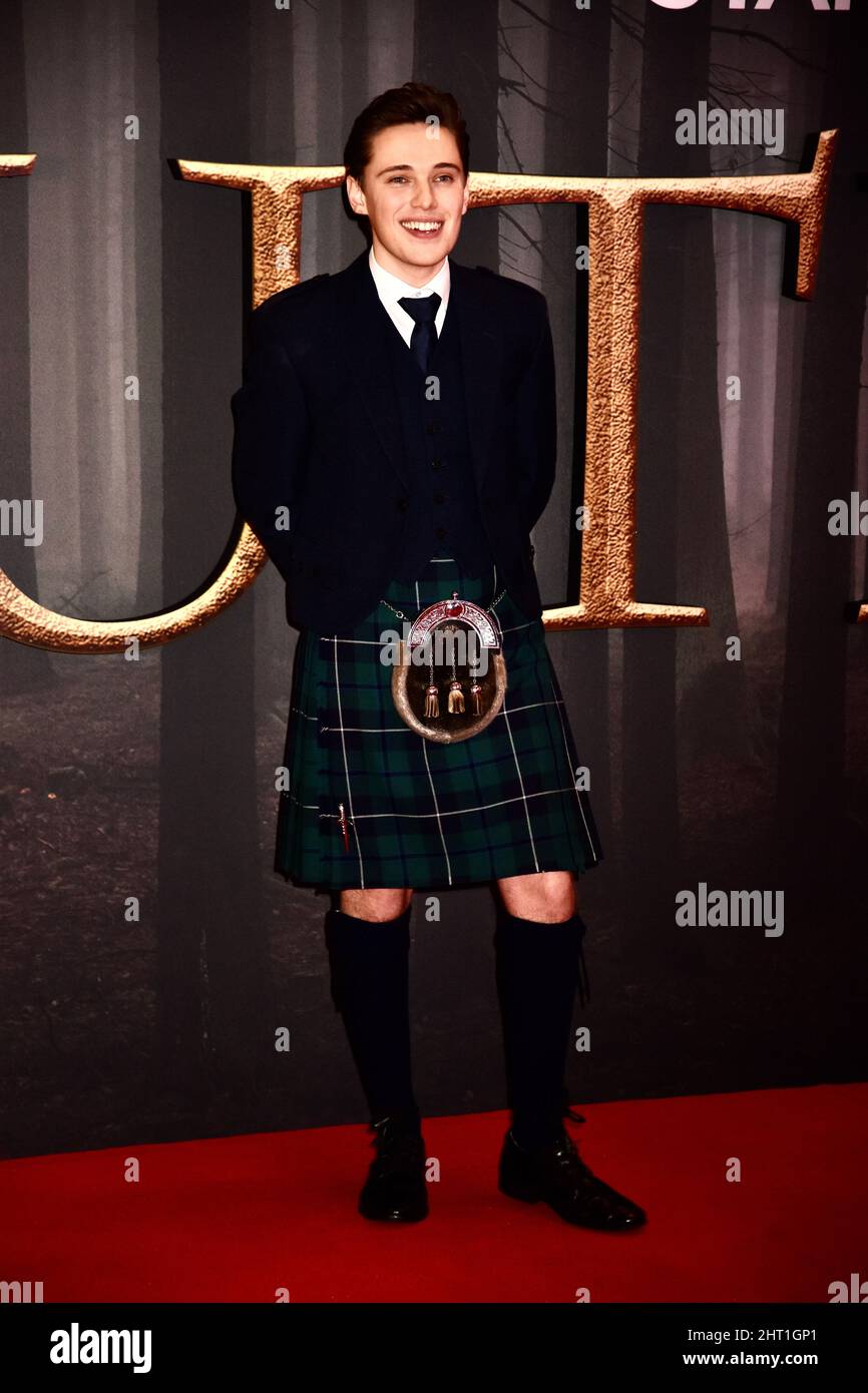 Alex Vlahos, Outlander Series 6 Premiere, Royal Festival Hall, Southbank, London. UK Stock Photo