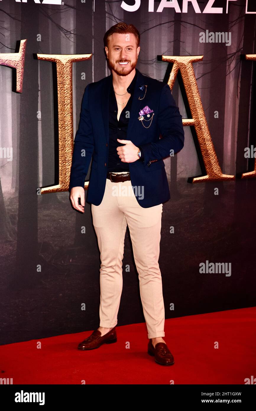 Kris Boyson, Outlander Series 6 Premiere, Royal Festival Hall, Southbank, London. UK Stock Photo