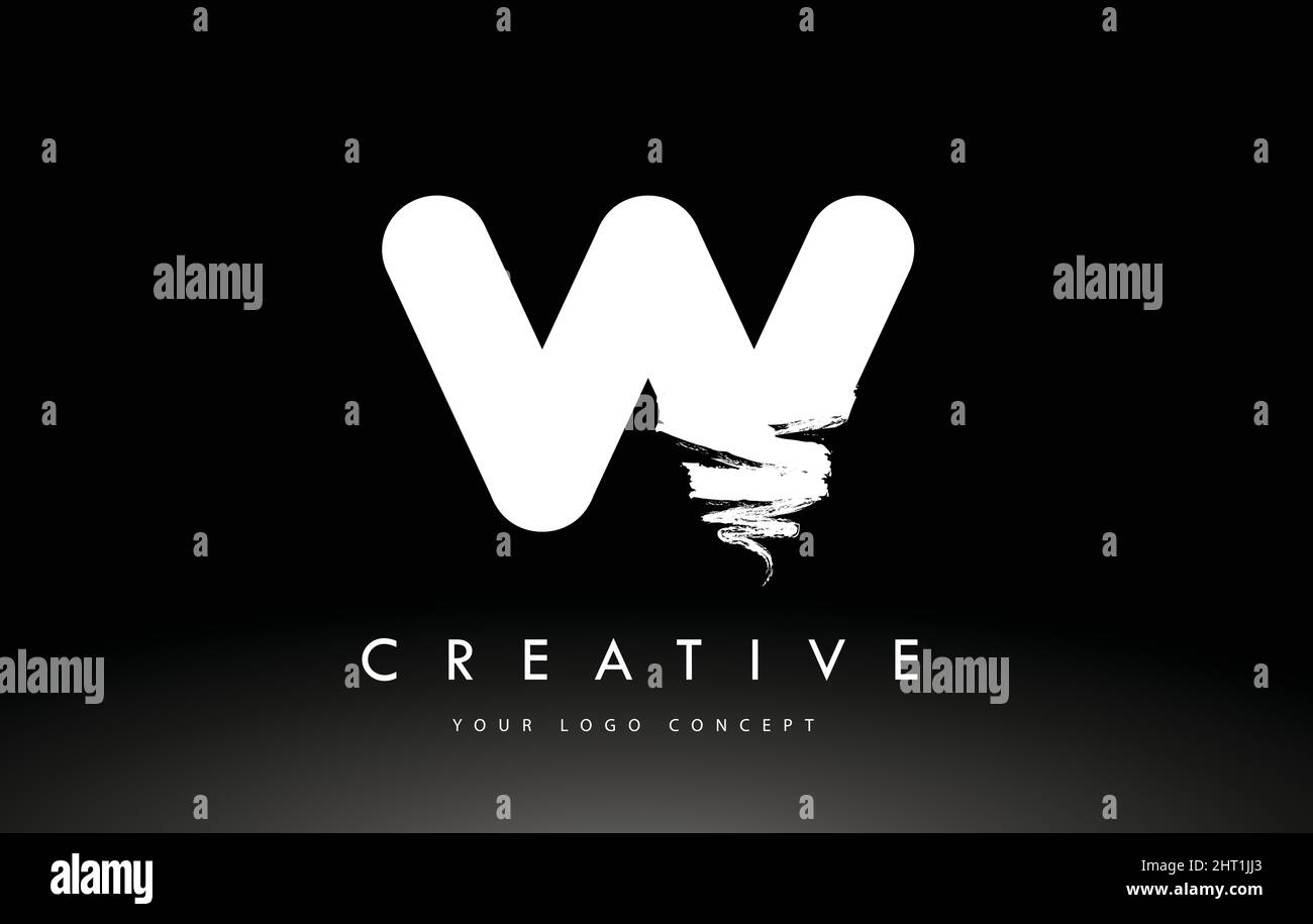 White w Stock Vector Images - Alamy