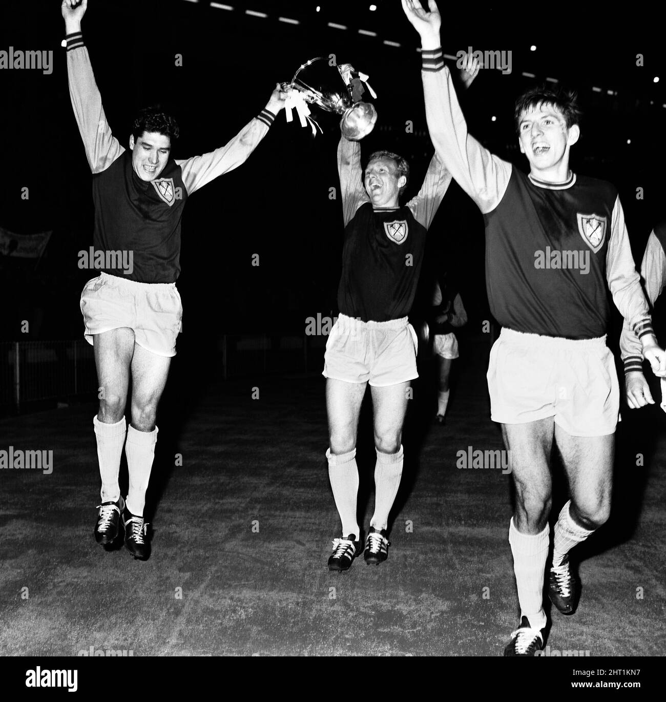 European Cup Winners Cup Final at Wembley Stadium. West Ham United 2 v
