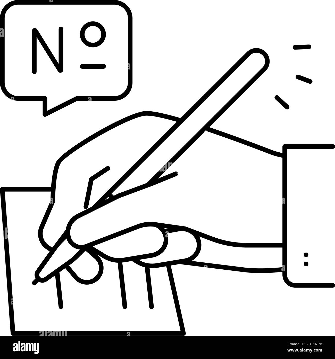 Filling ticket Stock Vector Images - Alamy