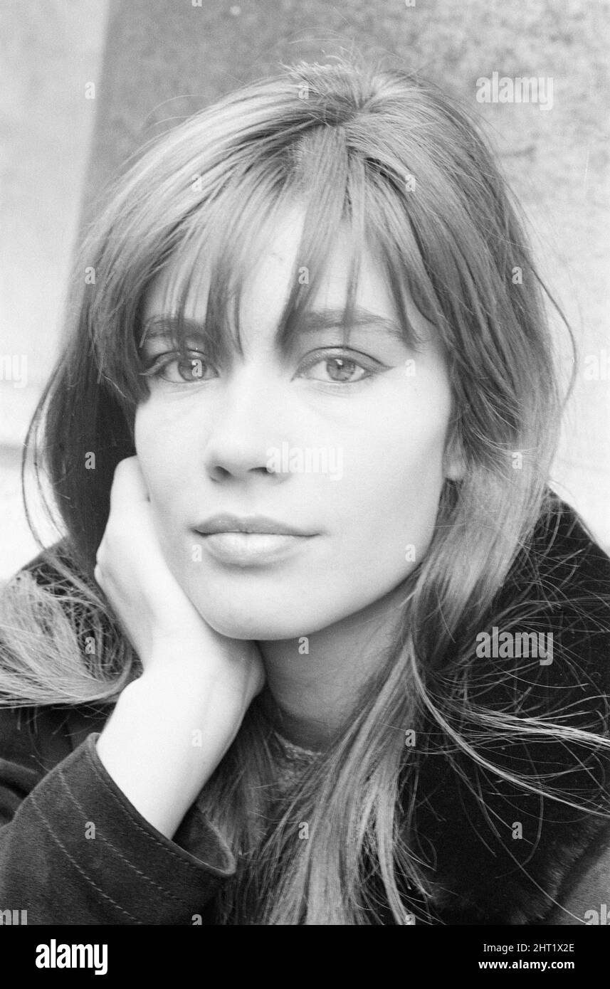 Francoise Hardy, french singer, pictured in Mayfair, London, 11th March ...
