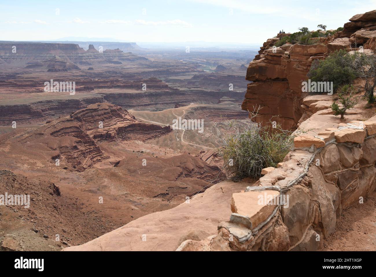 Beautiful view pf large canyon rocky cliffs in Dead Horse Point State