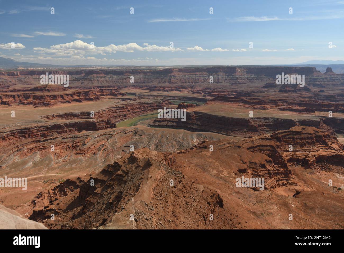 Beautiful view pf large canyon rocky cliffs in Dead Horse Point State