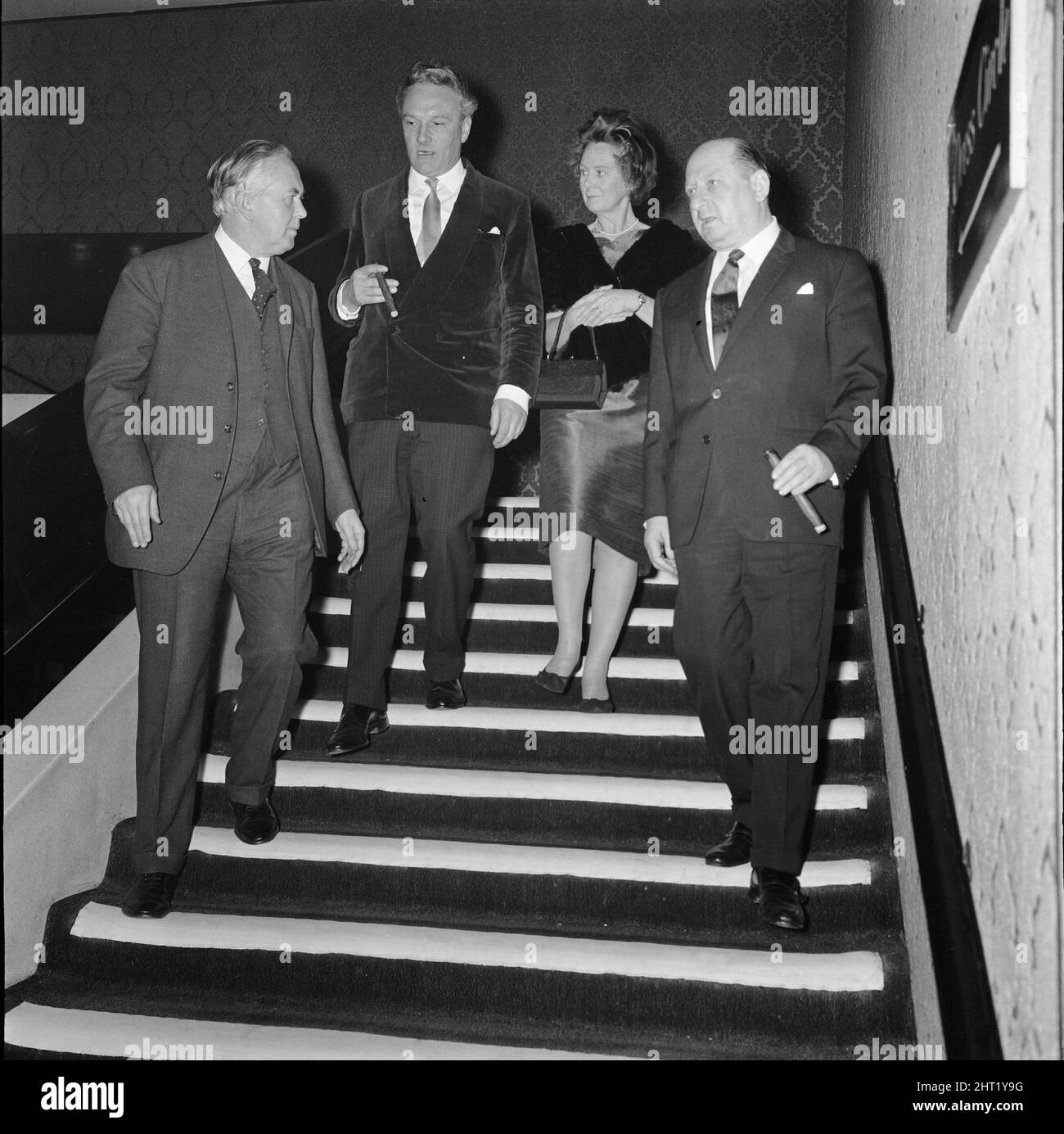 Media mogul Lew Grade (right) pictured