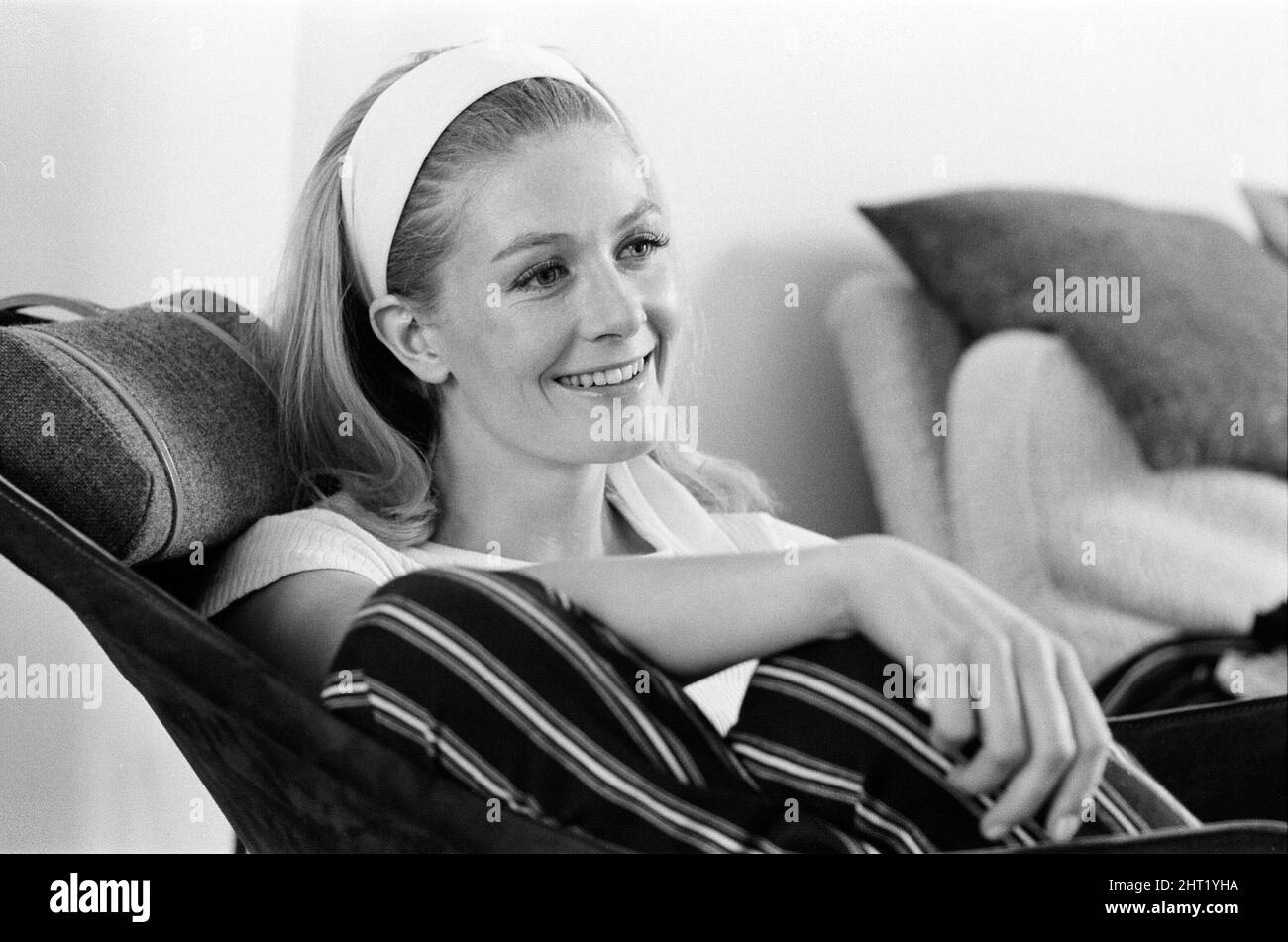 Vanessa Redgrave photographed for a Donald Zec feature. 2nd May 1966. Stock Photo