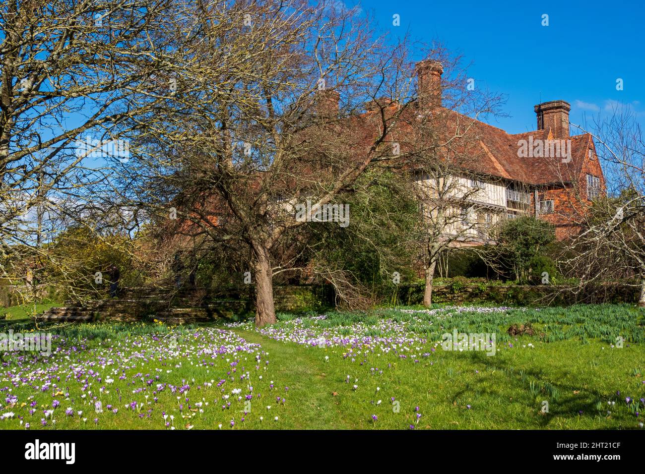 Spring at Great Dixter, Northiam, East Sussex, UK Stock Photo