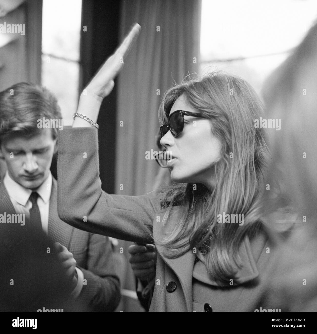 Francoise Hardy, french singer, pictured at The Savoy Hotel in London