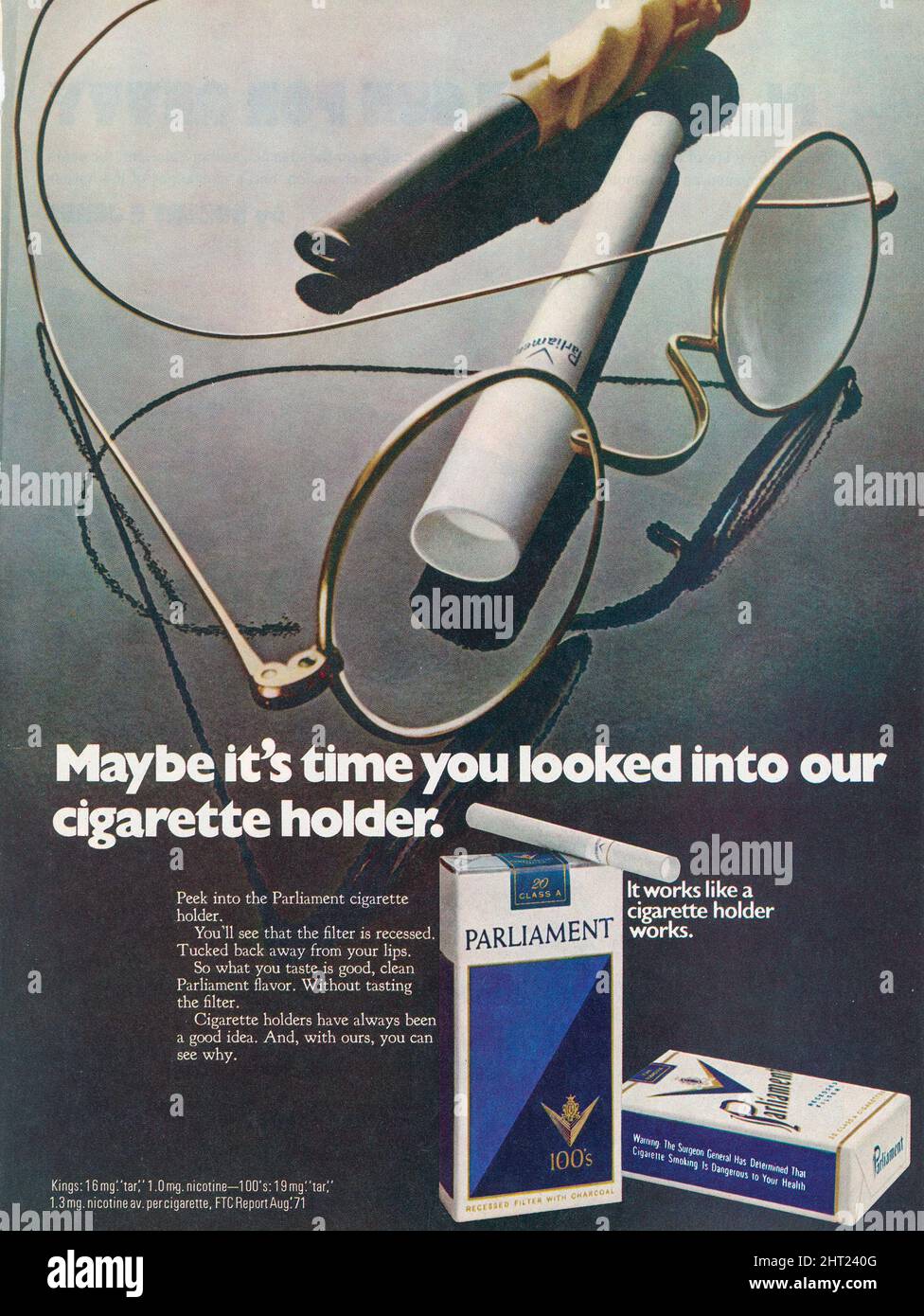 Vintage 'Sports  Illustrated' magazine advert, 10 January 1972 issue, USA Stock Photo