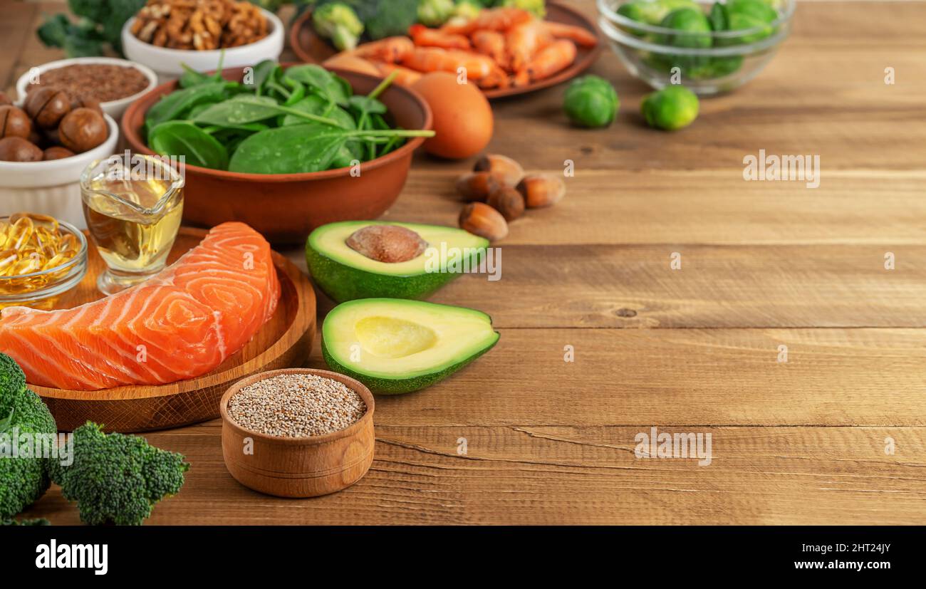 Omega Ric Selection omega rich food hi-res stock photography and images - Alamy