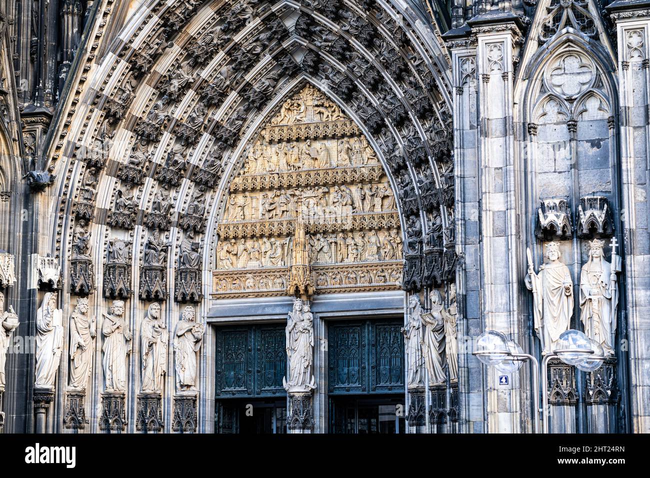 Entrance of the Cologne Cathedral in Germany Stock Photo - Alamy