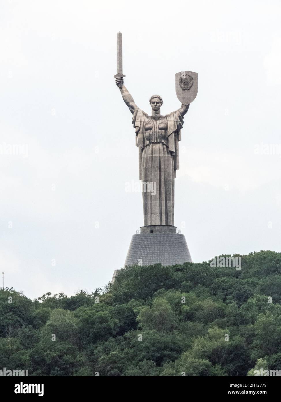 Motherland Statue (Rodina Mat), Kiev, Ukraine, photo: Bo Arrhed Stock Photo