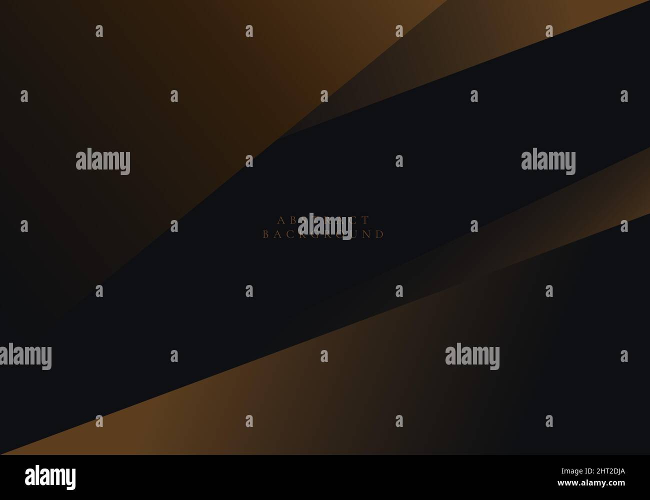Abstract brown gradient geometric shapes on black background luxury ...