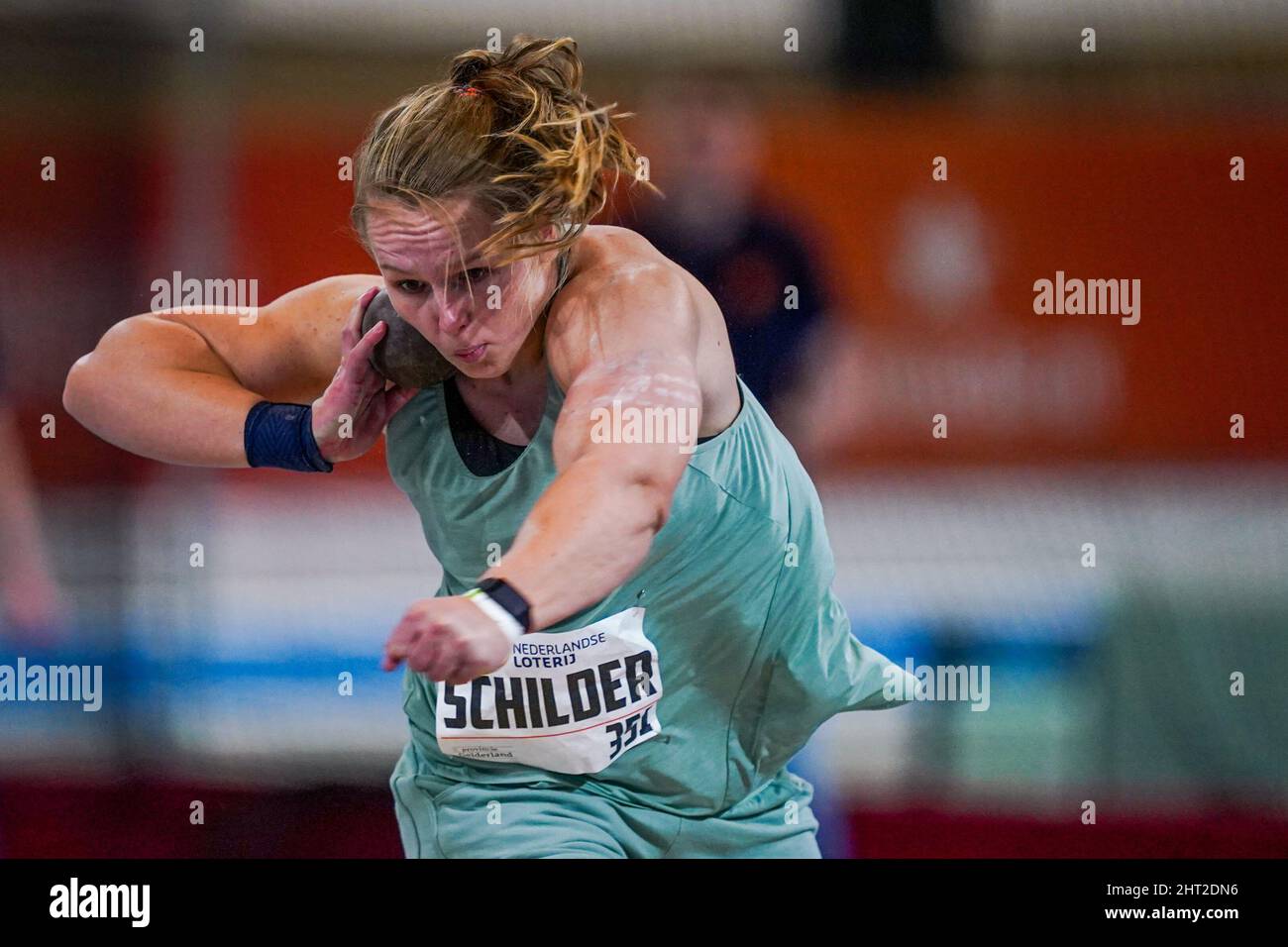 APELDOORN, NETHERLANDS FEBRUARY 26 Jessica Schilder competing during