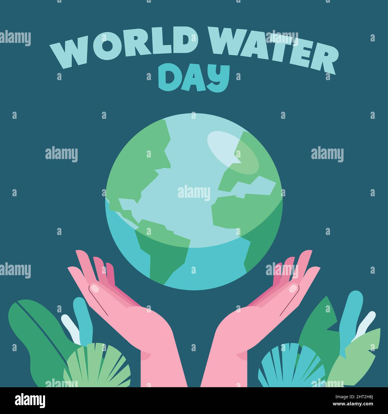 world water day campaign with earth Stock Vector Image & Art Alamy