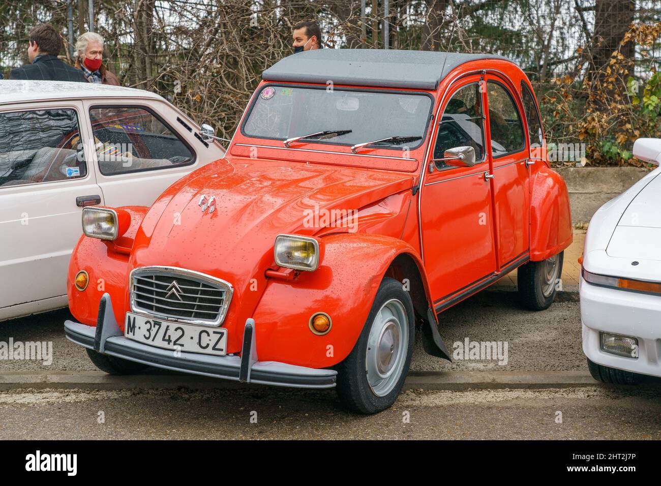 Madrid, Spain. 26th Feb, 2022. Citroen c2 is exhibited during the Madrid International Classic Vehicle Show held at Ifema from February 25 to 27. Credit: SOPA Images Limited/Alamy Live News Stock Photo