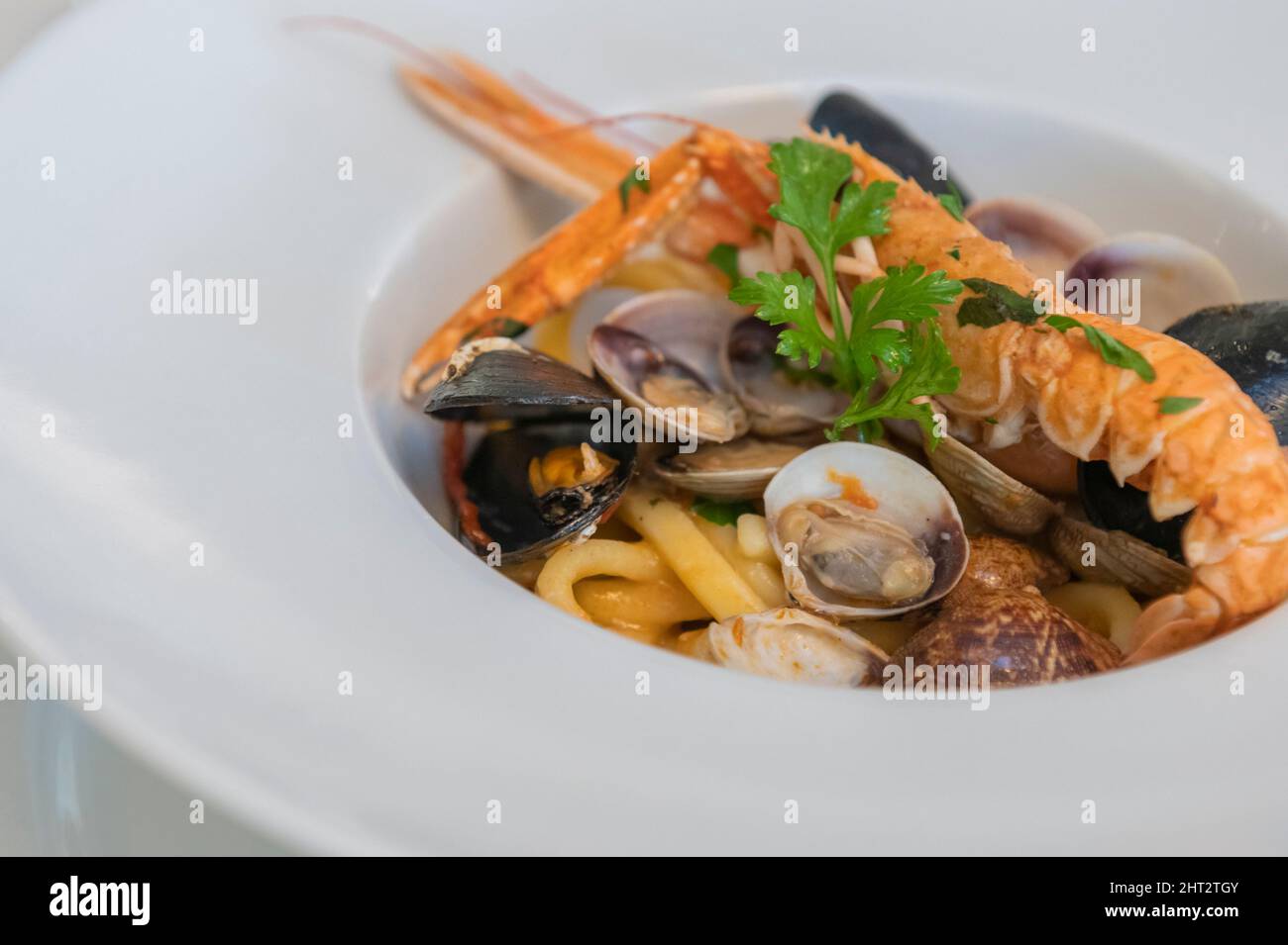 Scialatielli allo scoglio hires stock photography and images Alamy