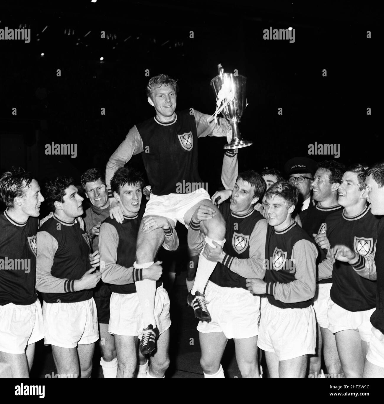 European Cup Winners Cup Final at Wembley Stadium. West Ham United 2 v