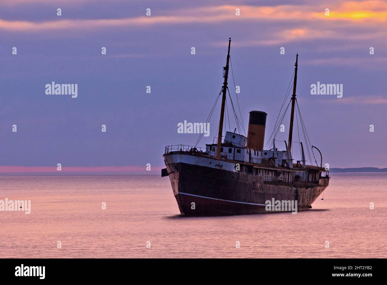 A beautiful view of Shipwreck , Newfoundland and Labrador, Canada Stock Photo Alamy