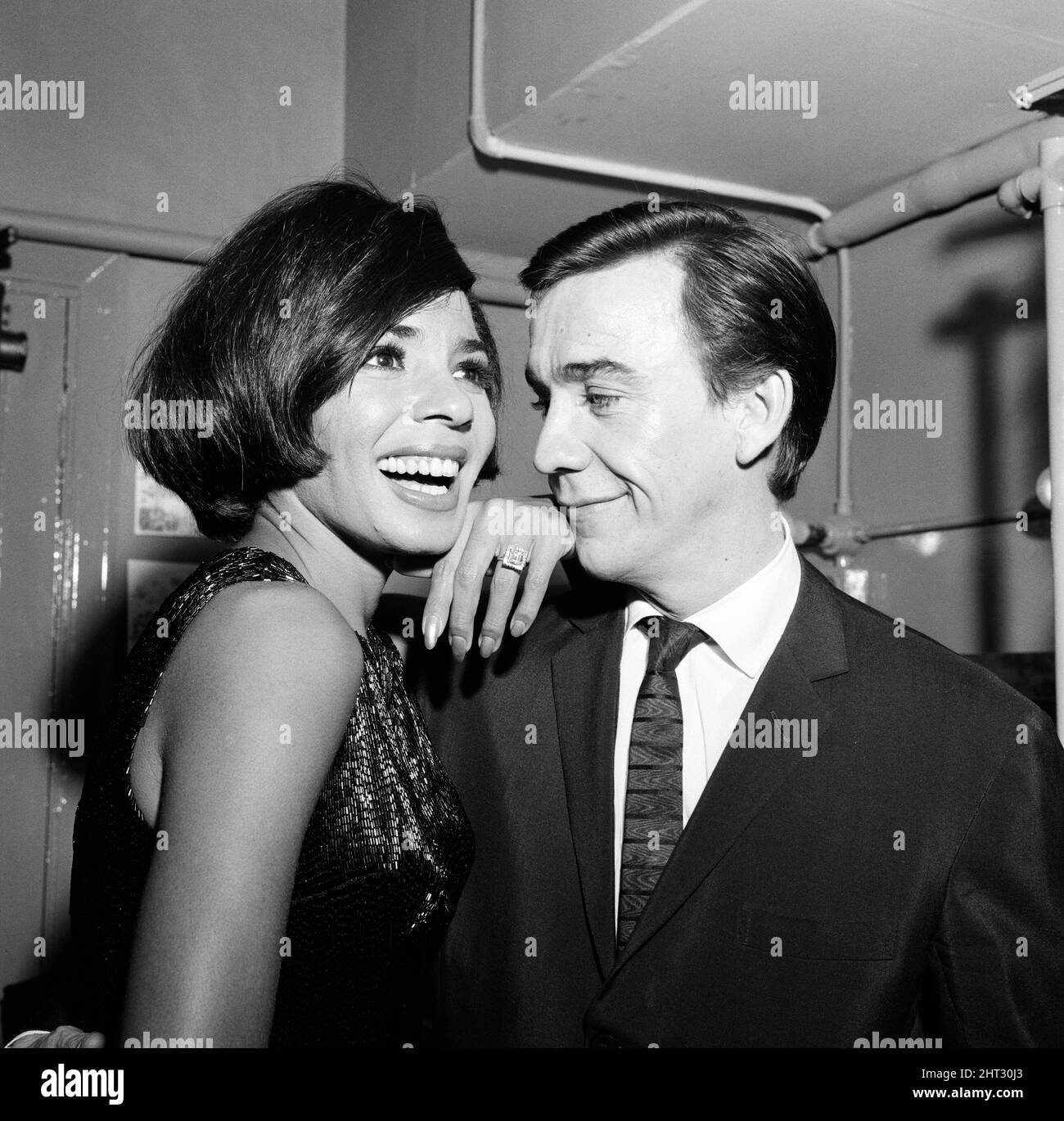 Shirley Bassey and husband Kenneth Hume. 13th September 1965. Stock Photo