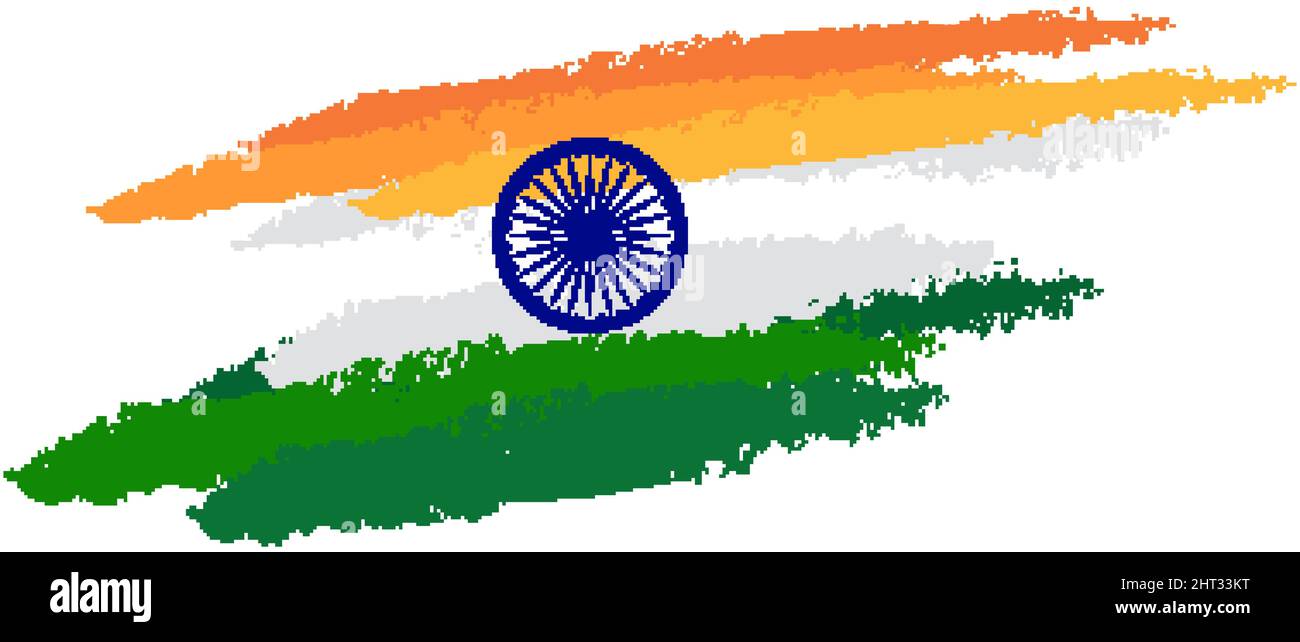 India flag clipart Cut Out Stock Images & Pictures - Alamy