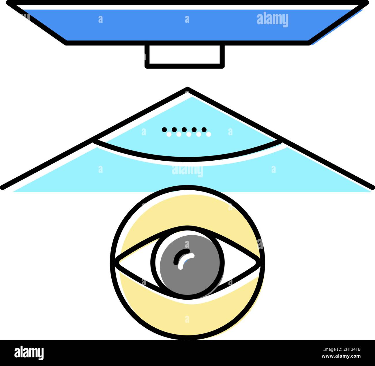 overview computer display color icon vector illustration Stock Vector ...