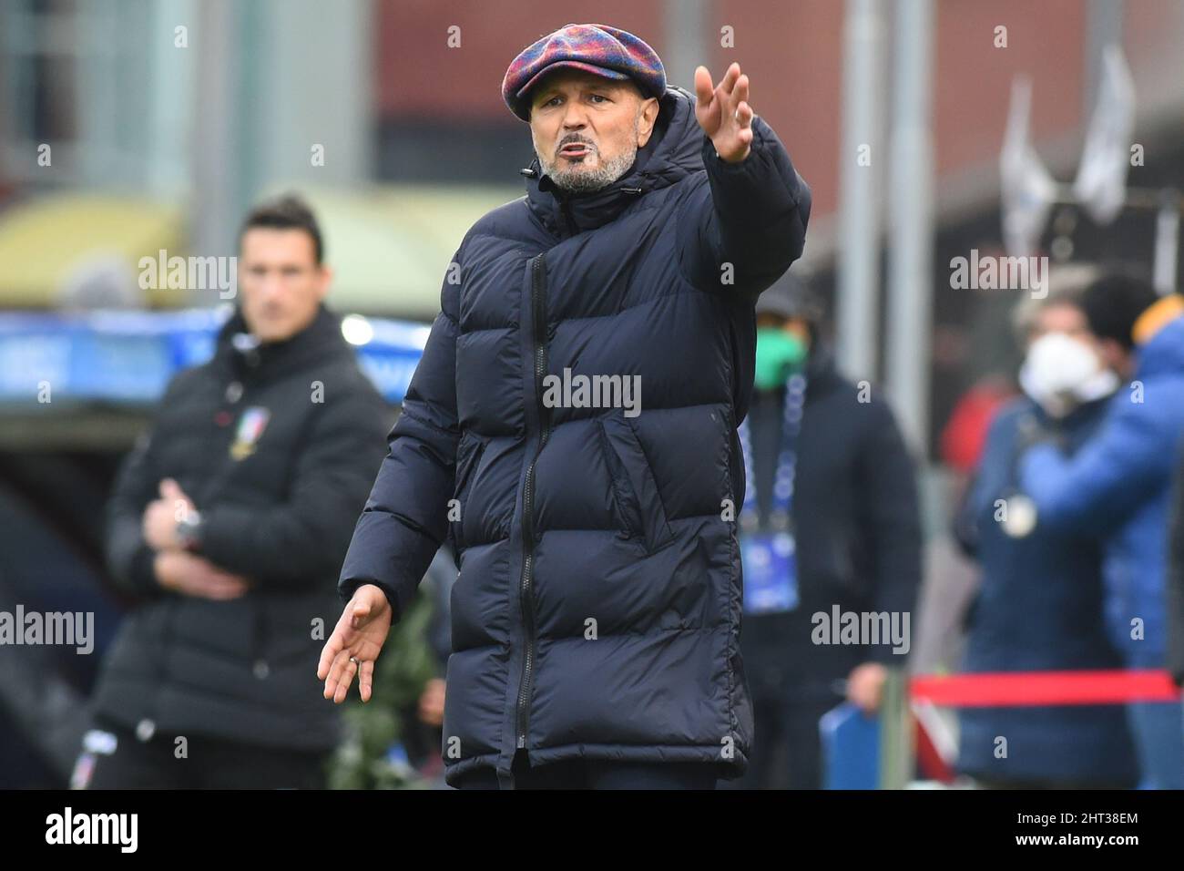 Salerno, Italy. 26th Feb, 2022. Sinisa Mihajlovic Coach (Bologna FC) during  the Serie A match between US. Salernitana 1919 and Bologna FC and at Stadio  Arechi. Final score: 1-1 (Photo by Agostino
