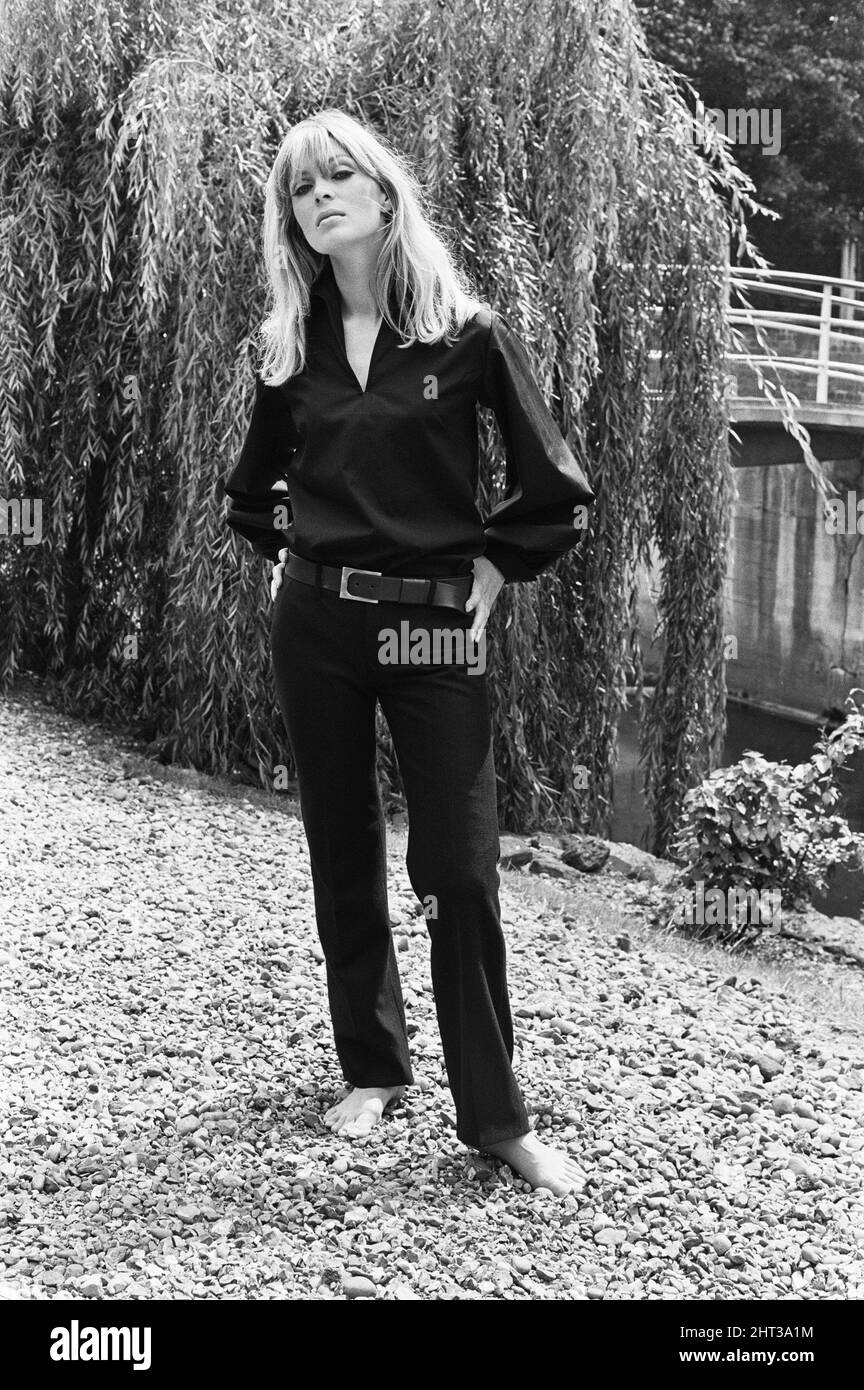 Nico, was a German singer, songwriter, musician, model, and actress. She had roles in several films, including Federico Fellini's La Dolce Vita (1960) and Andy Warhol's Chelsea Girls (1966).15th August 1965 Stock Photo