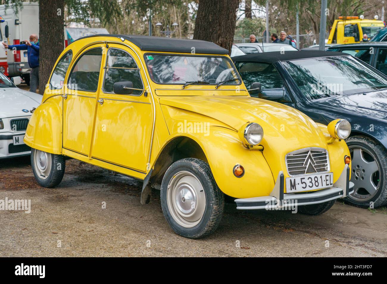 Madrid, Spain. 26th Feb, 2022. Citroen c2 is exhibited during the Madrid International Classic Vehicle Show held at Ifema from February 25 to 27. (Photo by Atilano Garcia/SOPA Images/Sipa USA) Credit: Sipa USA/Alamy Live News Stock Photo