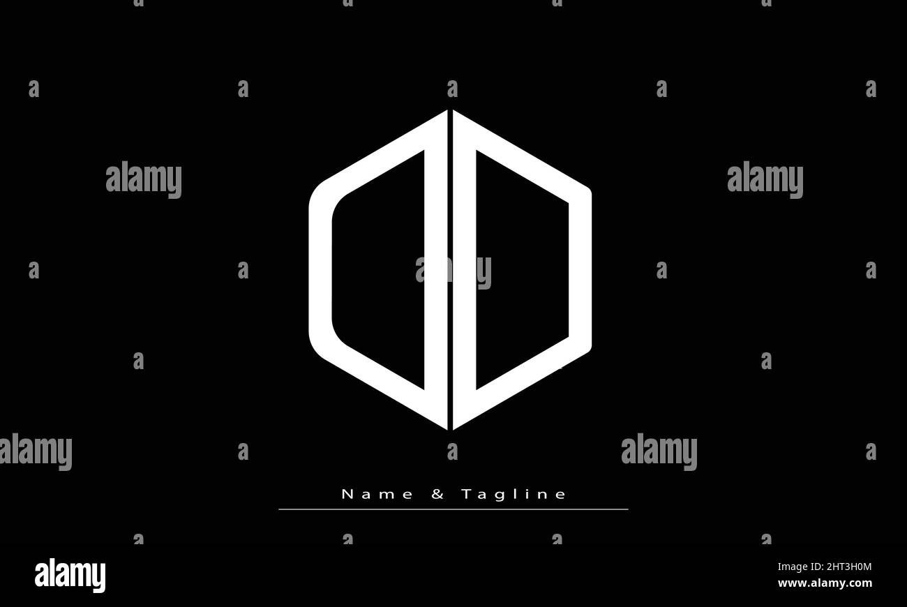 Alphabet letters Initials Monogram logo DD Stock Vector Image & Art - Alamy