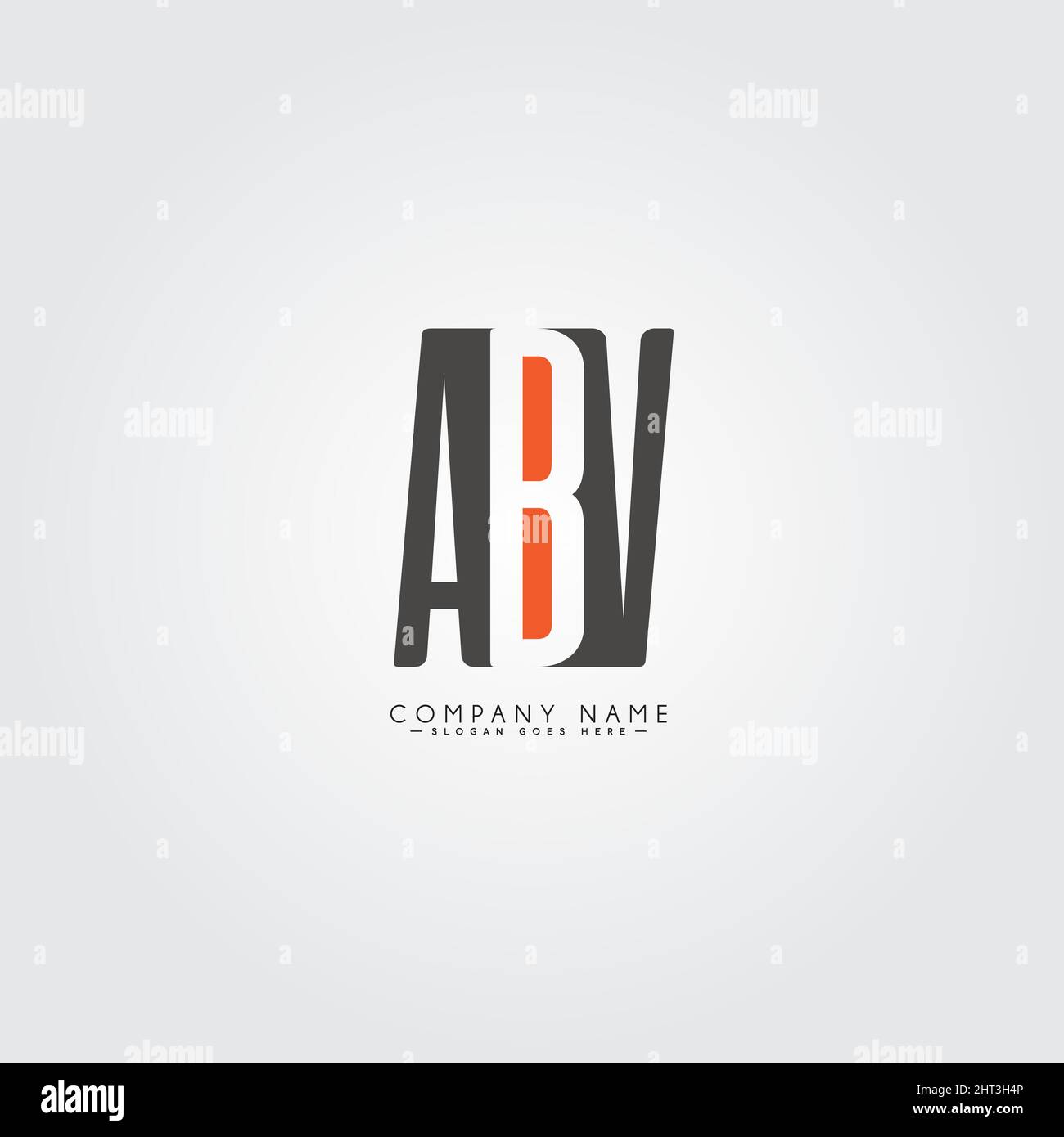 Initial Letter Abv Logo Minimal Business Logo For Alphabet A B And V Vector Logo Template For Business Name Initials Stock Vector Image Art Alamy