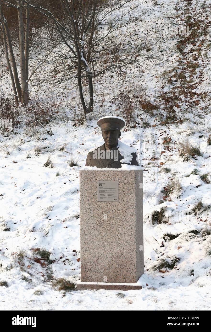 Bust of Folke Bernadotte Stock Photo