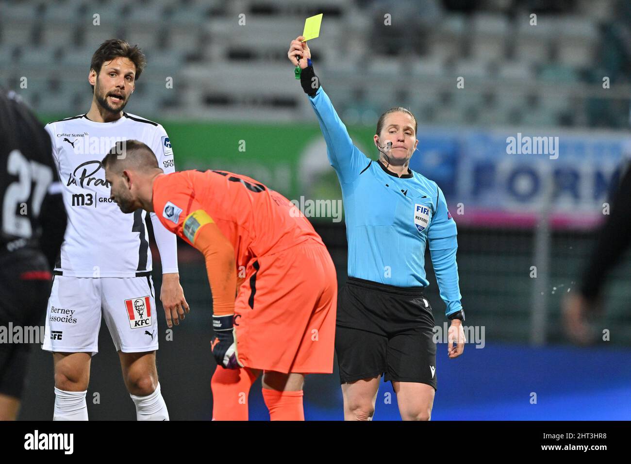 Lugano, Switzerland. 26th Feb, 2022. Lugano Fans during the Super League  match between FC Lugano and FC Servette at Cornaredo Stadium in Lugano,  Switzerland Cristiano Mazzi/SPP Credit: SPP Sport Press Photo. /Alamy