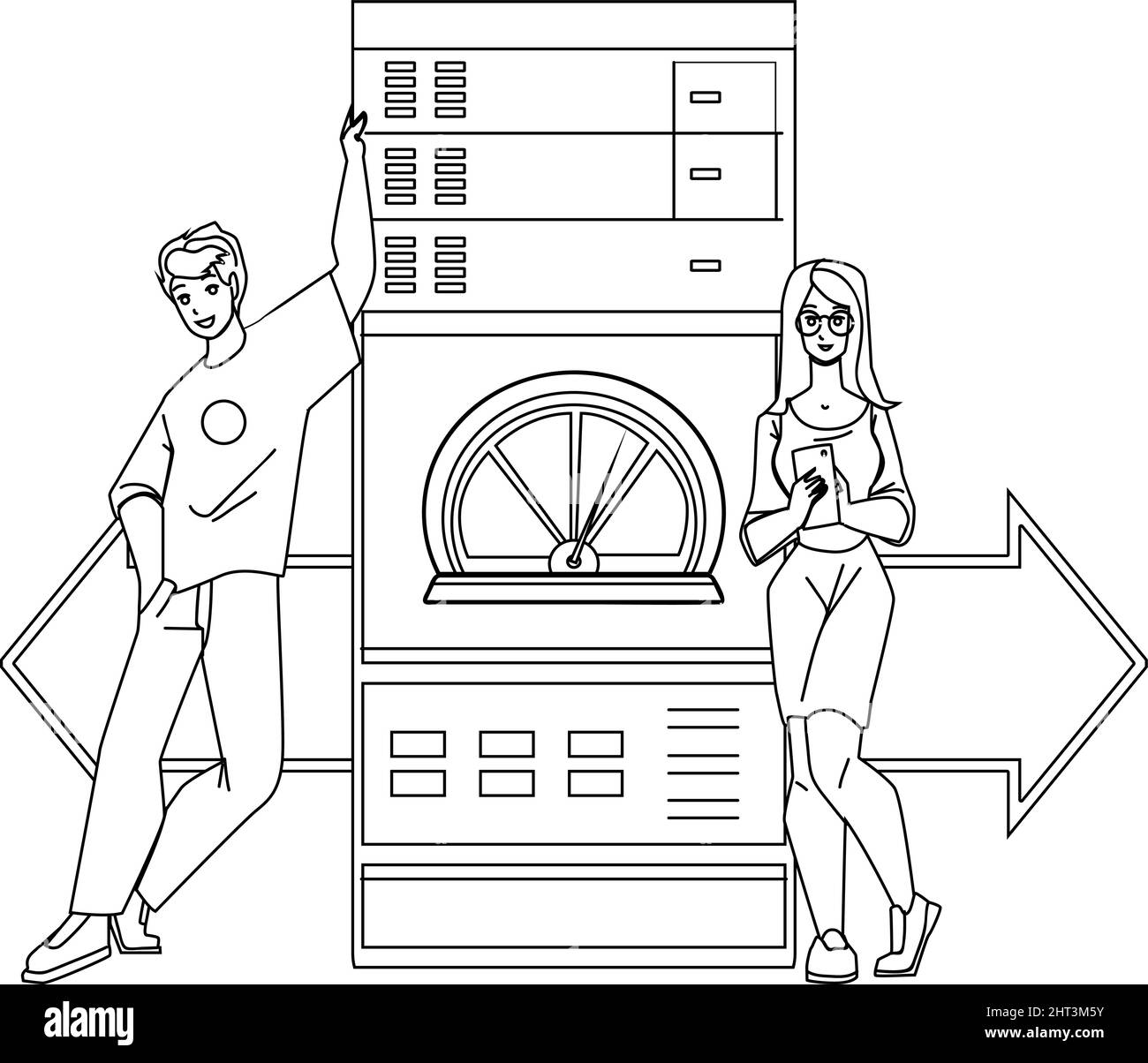 Download Speed Testing Application Vector Stock Vector Image