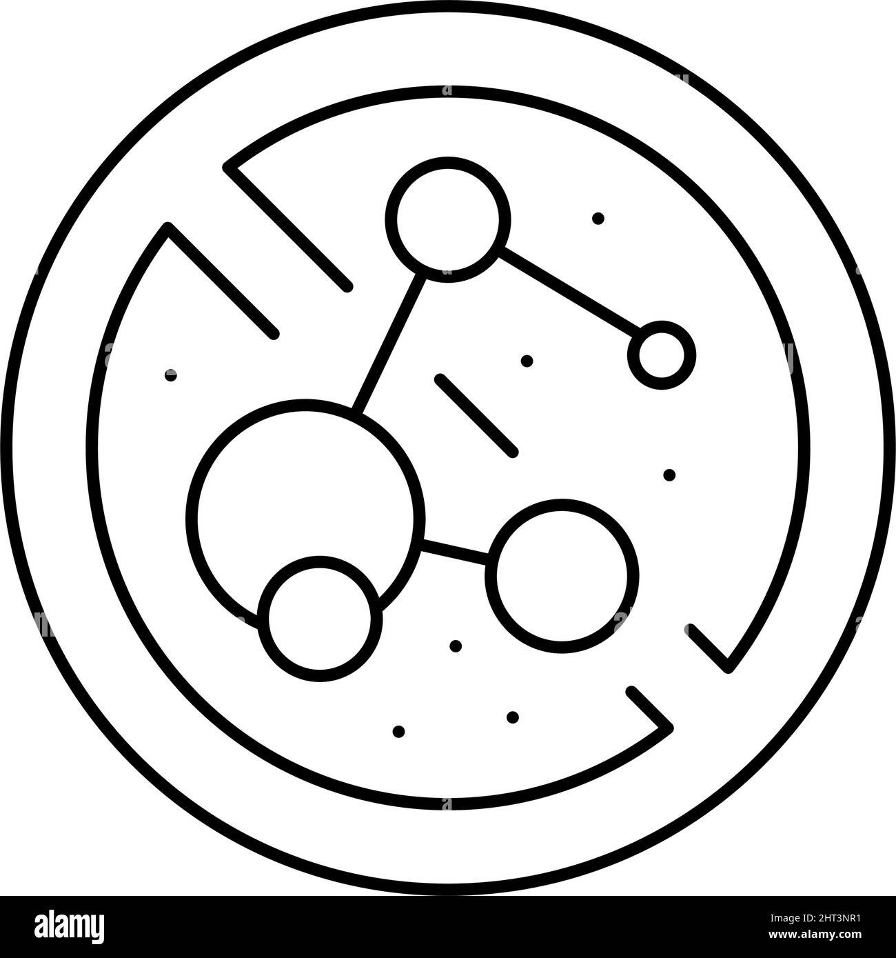 stop use bacterial soap line icon vector illustration Stock Vector ...