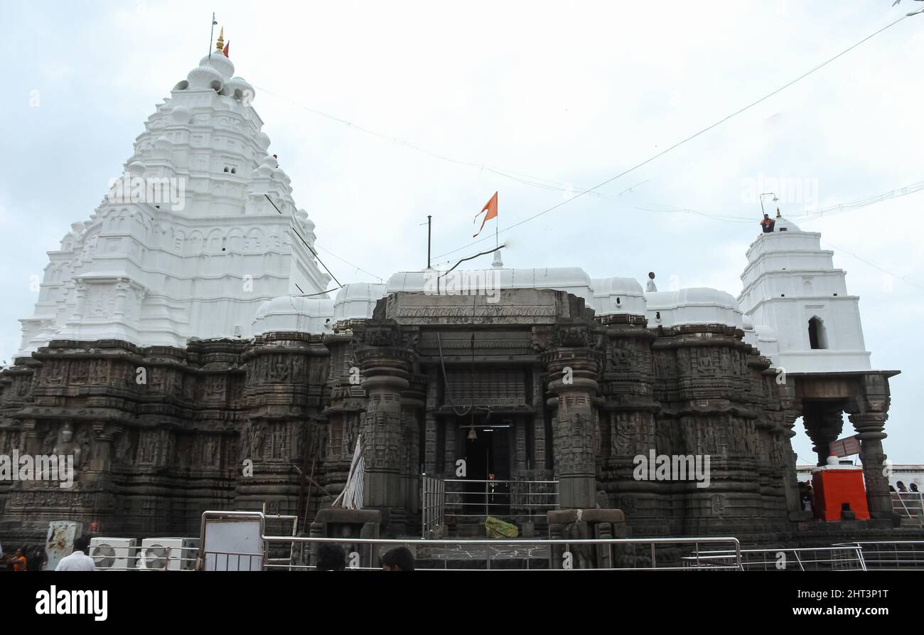 Eighth Jyotirlinga Aundha Nagnath Temple, Maharashtra. Stock Photo