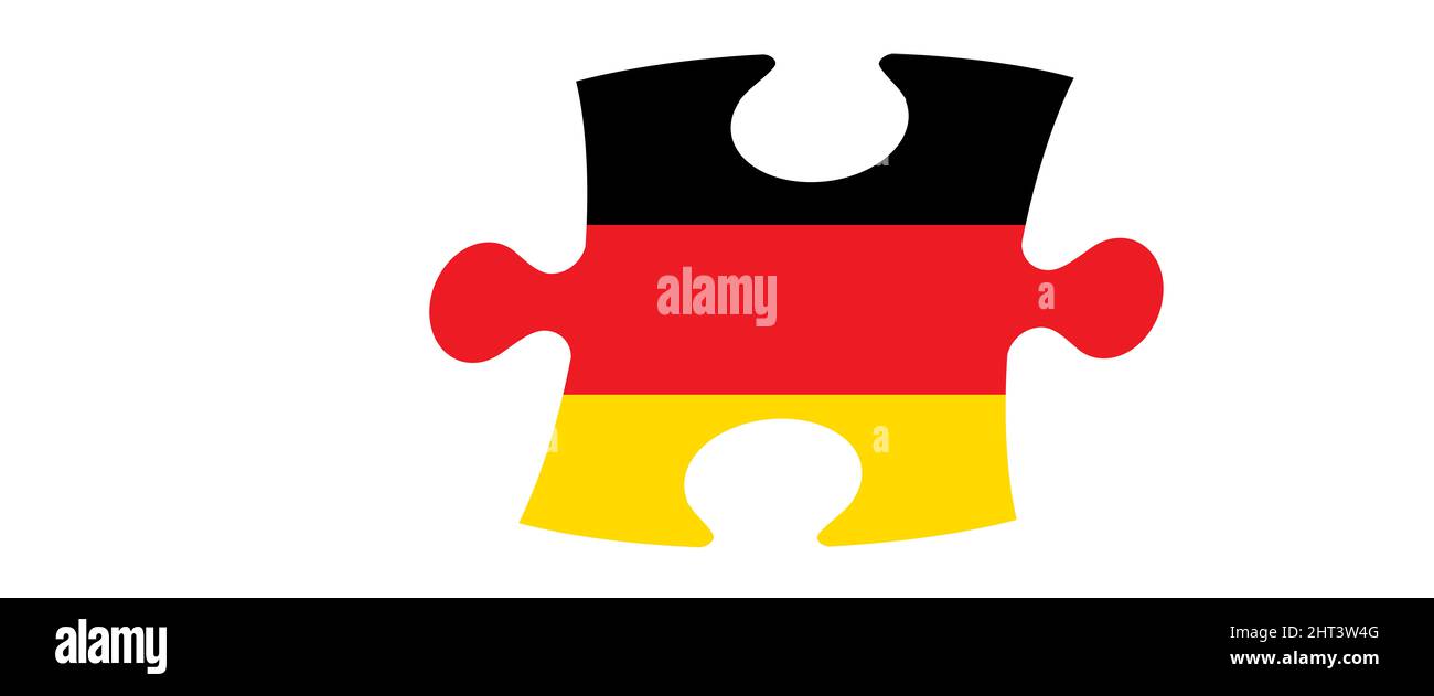 Germany puzzle Stock Photo