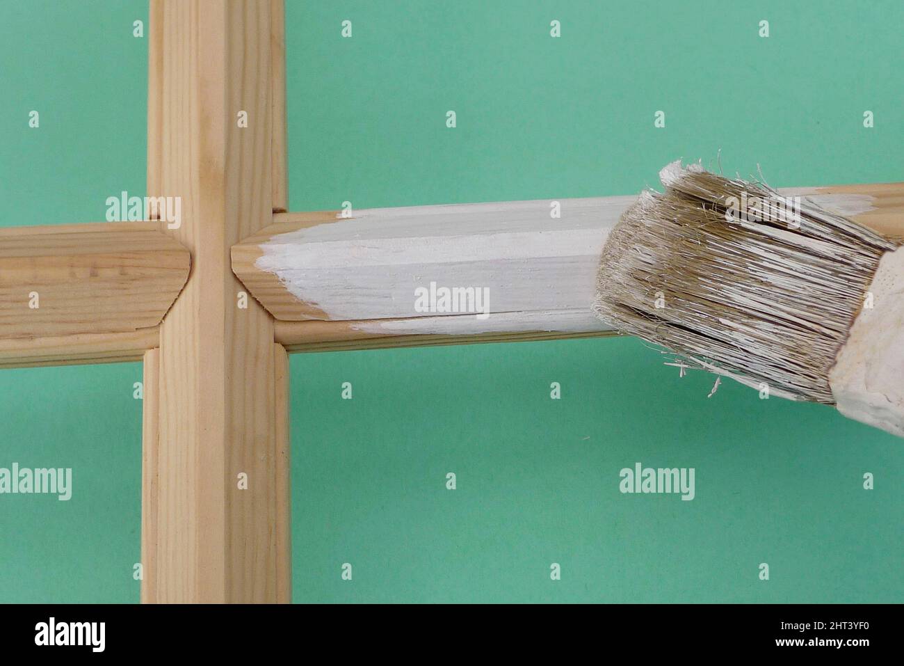 DIY Window slats Stock Photo Alamy