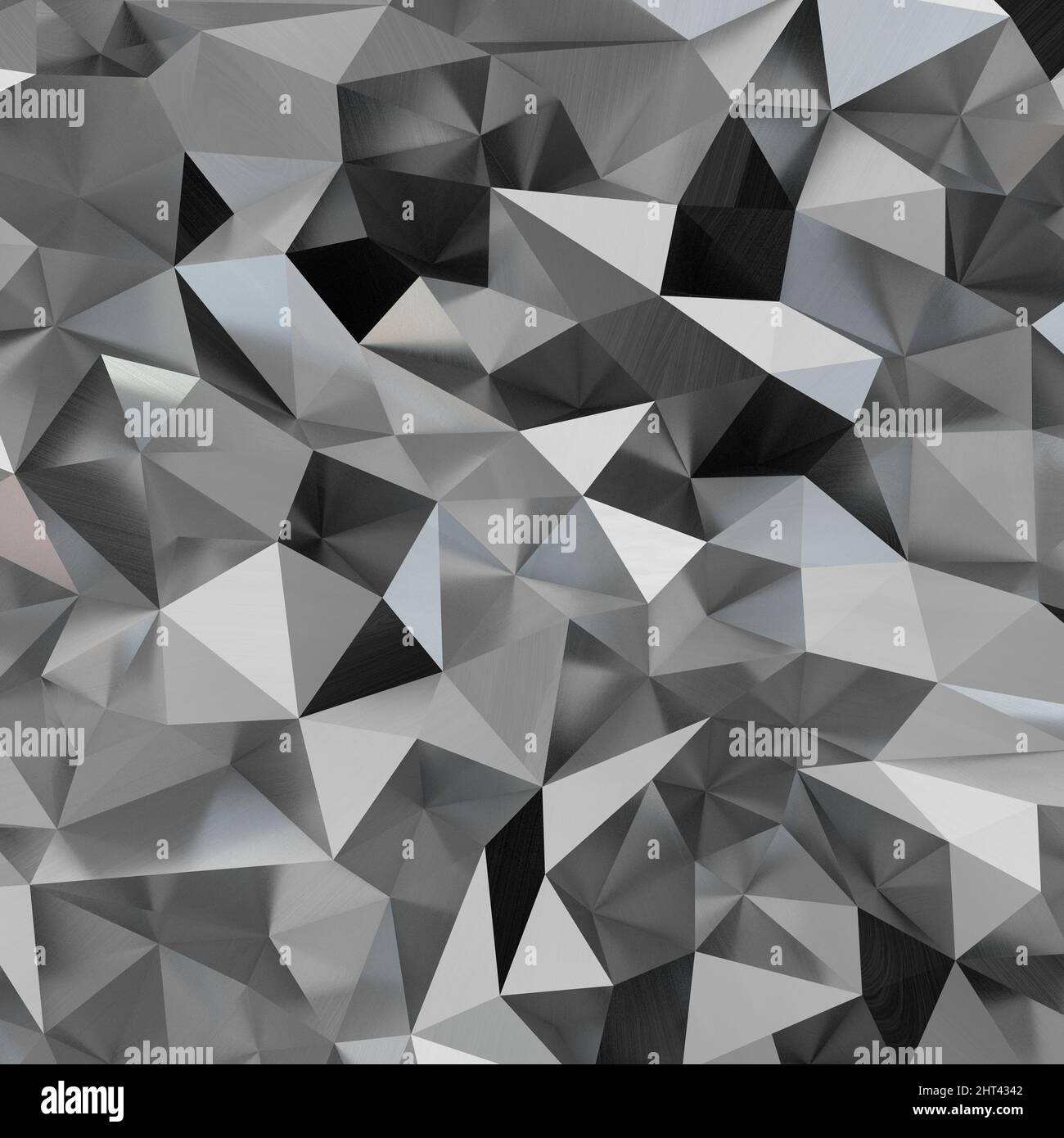 Abstract modern metallic triangular pattern Stock Photo - Alamy