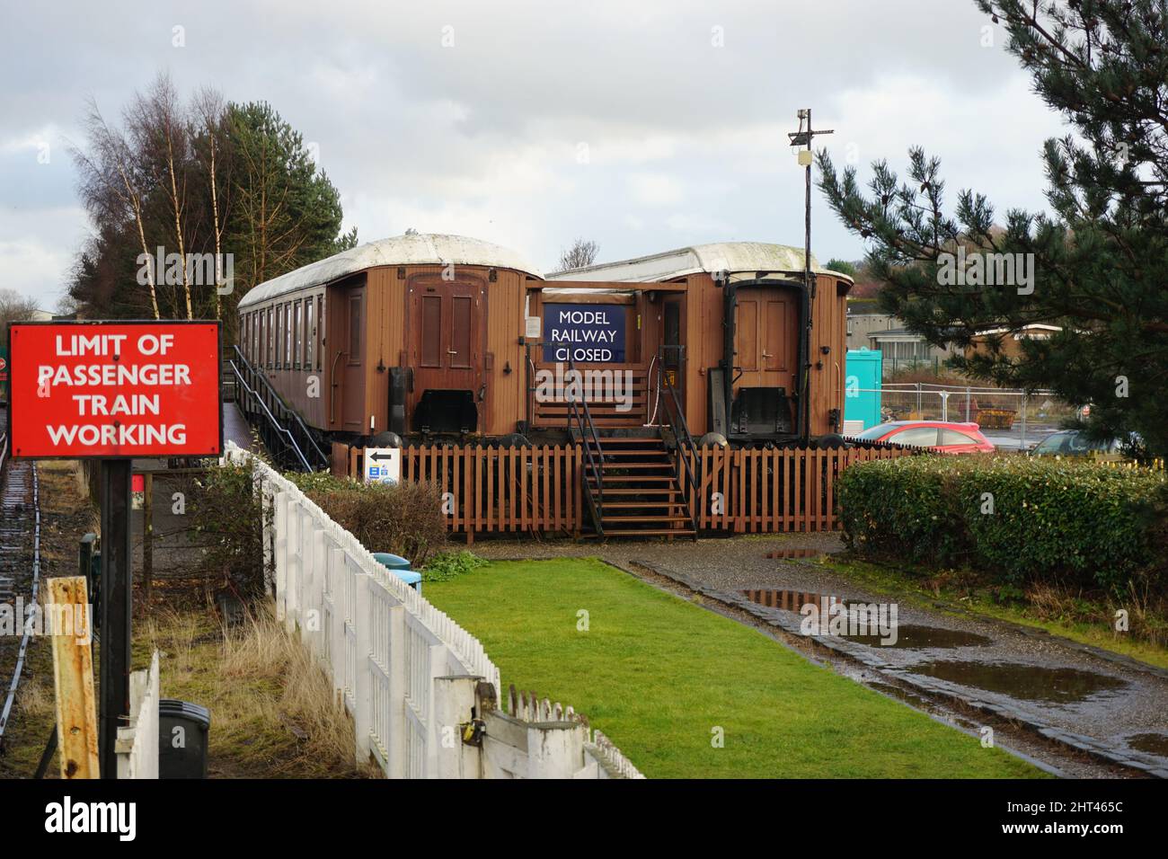 Bo'ness steam railway Scotland Stock Photo