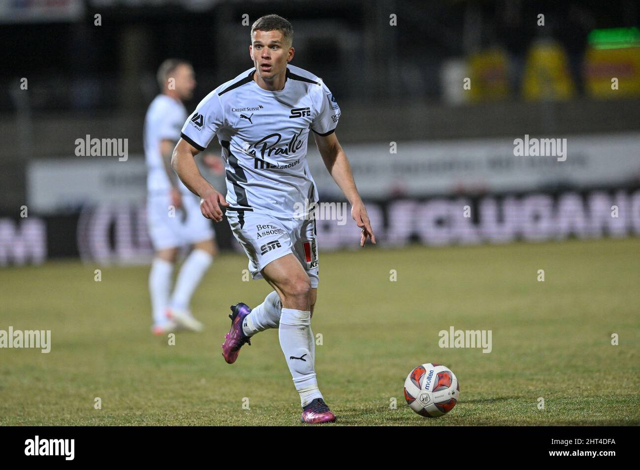 Lugano, Switzerland. 26th Feb, 2022. Lugano Fans during the Super League  match between FC Lugano and FC Servette at Cornaredo Stadium in Lugano,  Switzerland Cristiano Mazzi/SPP Credit: SPP Sport Press Photo. /Alamy