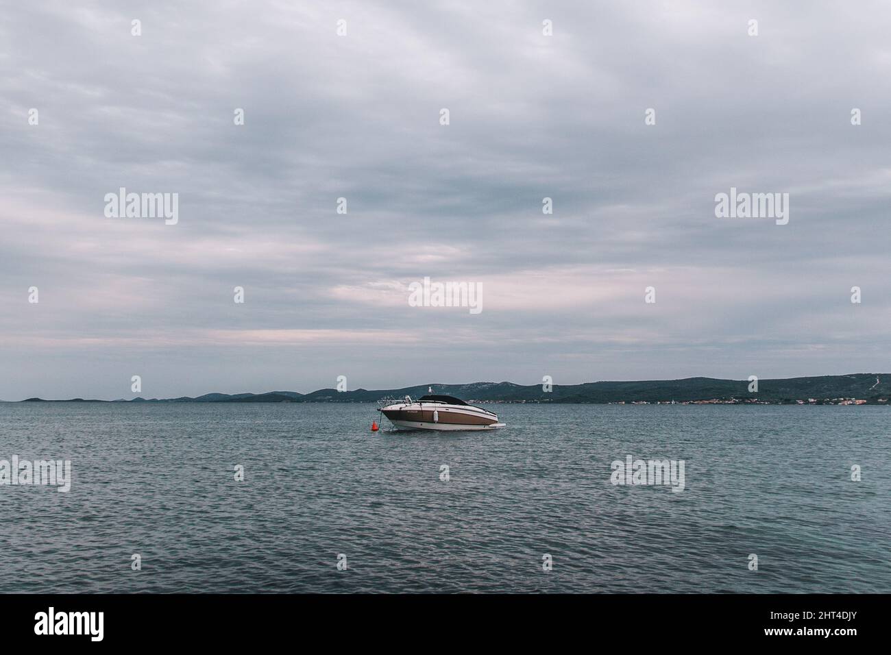 Beautiful shot boat in sea hi-res stock photography and images - Alamy