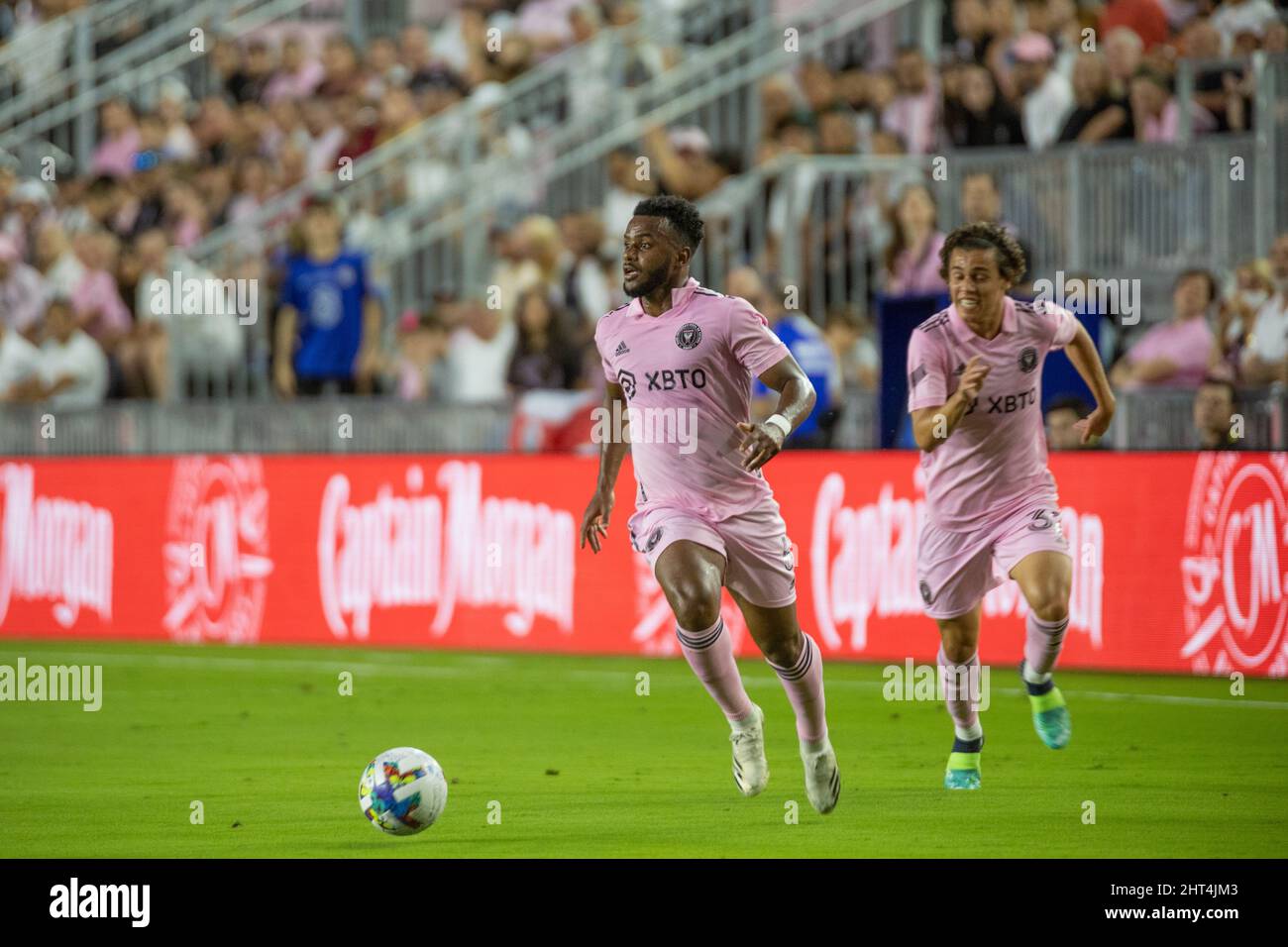 Fort Lauderdale, FL, USA. 26th Feb. 2022. 15 Jairo Quinteros DF Inter