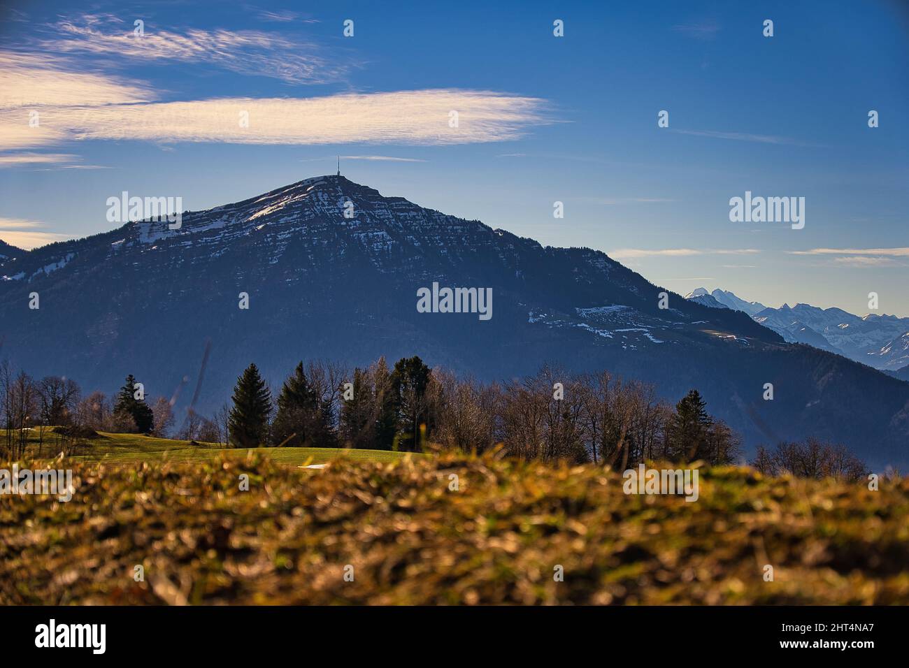 Brautiful view of the Rigi from the Zugerberg Stock Photo - Alamy