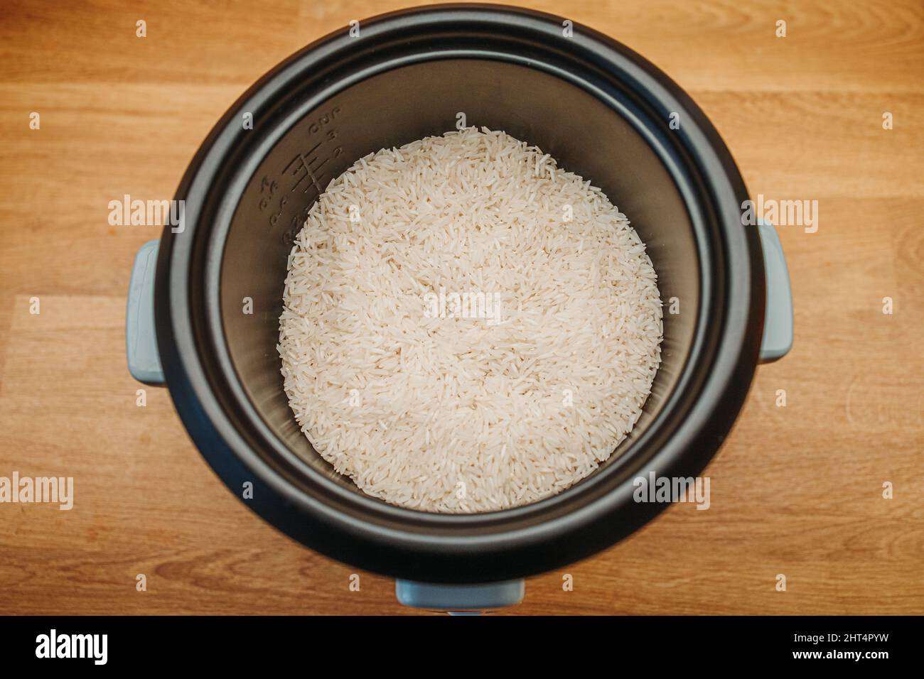 Closeup of a Basmati electric rice cooker Stock Photo Alamy