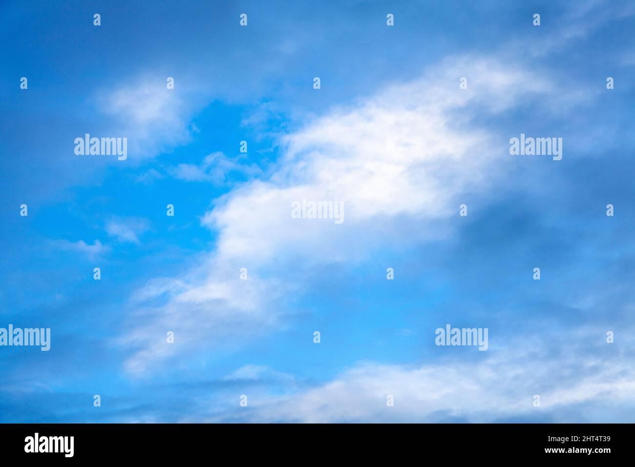 Cloudy Blue Sky Abstract Nature Weather Landscape Background Texture ...