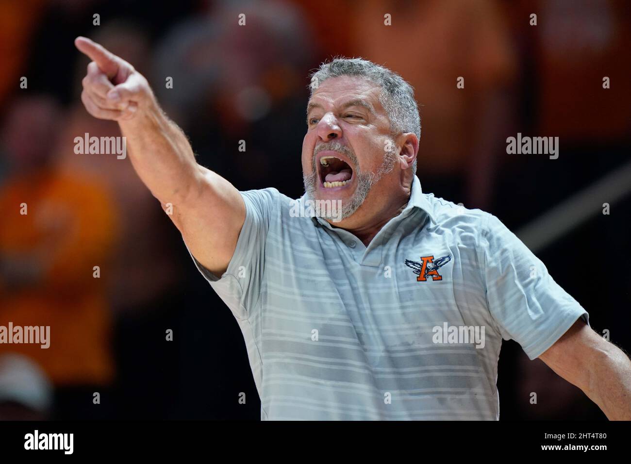 February 26, 2022 head coach Bruce Pearl of the Auburn Tigers during